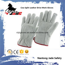 Cow Split Personal Industrial Safety Drivers Leather Work Hand Glove